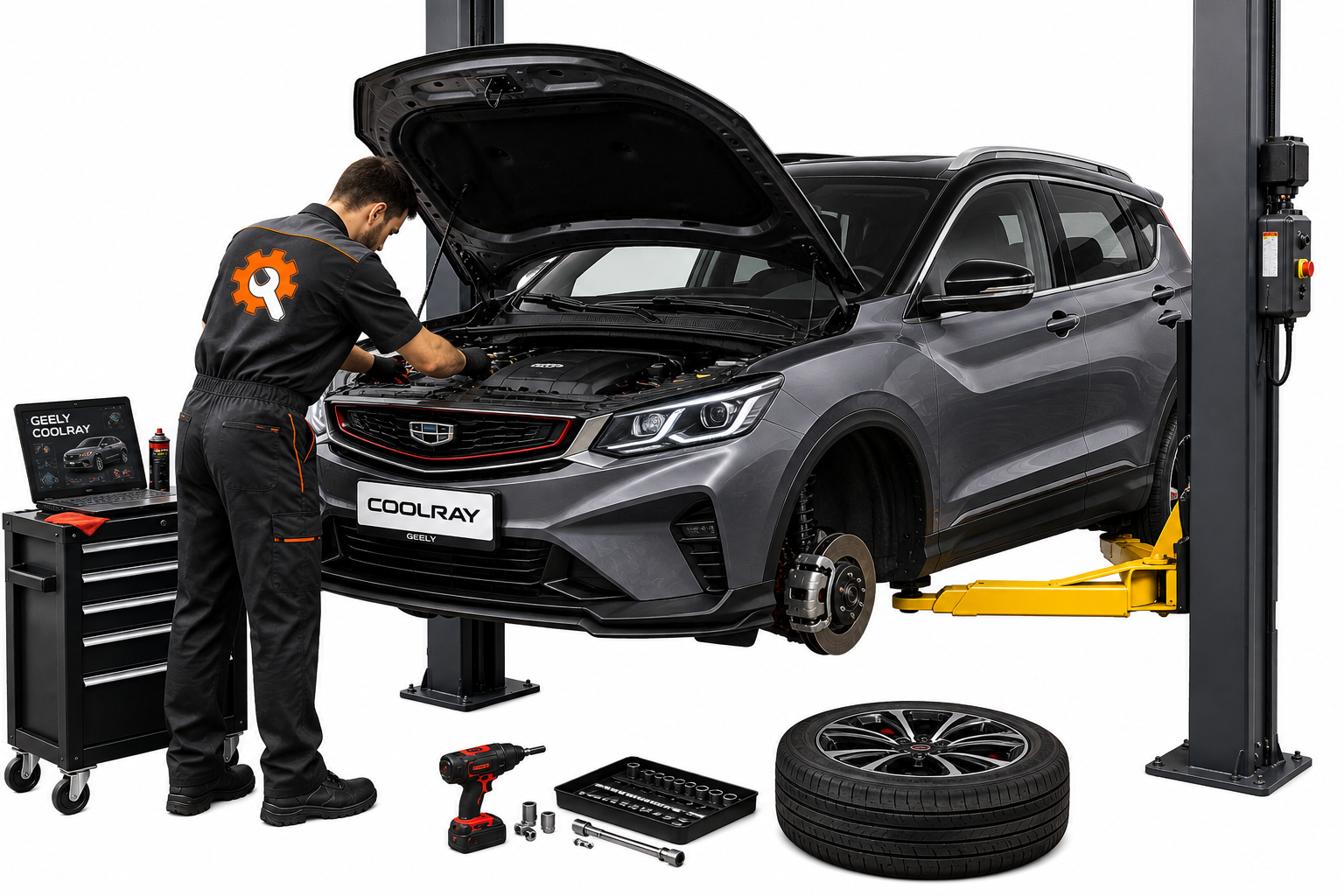 Ремонт Geely Coolray в автосервисе
